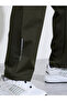 Olive Solid Drawstring Waist Regular Fit Active Track Pants - 4