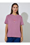 Pink Slogan Embroidered Short Sleeves Regular Fit T-Shirt - 3
