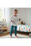 Children's Cotton Just Keep Going Printed Long Sleeve 2-Piece Set Cb1104 - 2