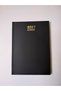 17X24 Volume-Cloth-Covered Annual Agenda Black