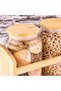 4 Piece Small Glass Spice Set with Bench Stand - 5