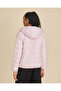 Men Pink Striped Bow Basic Puffer Jacket - 3