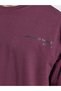 Purple Slogan Print Short Sleeves Oversized T-Shirt - 4