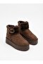 Fape Luxe Premium Fur Brown Suede Boots - 4