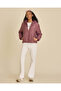 Men Burgundy Basic Puffer Jacket - 2