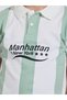 Boys Striped Oversized Polo T-Shirt and Cargo Joggers Set - 3