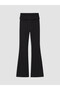 Two Mt Shop Quality Koor Sport Black Interlock Plain Super Skinny & Extra Narrow Women's Sports Leggings - 2