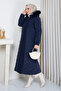 Women's Cashmere Detailed Lined Nova Quilted Coat - 5