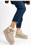 Fape Luxe Premium Fur Beige Suede Boots