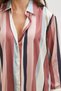 Digital Print Basic Satin Shirt Ecru - 3