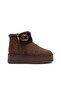 Fape Luxe Premium Fur Brown Suede Boots - 2