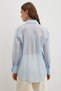 Scratched transparent shirt blue - 3