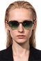 Sinef Black Green Sunglasses