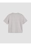 Alita City Lcw Teen Gray Oval Neck Young Girl Soft Touch T-Shirt and Pants with a Difference - 6