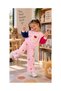 Girls' Tulip Patterned Woven Pants Suit