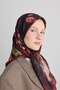 Misty Bloom Pattern Bamboo Scarf