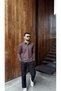 Men's Black Italian Cut Men's Trousers Elastic Waist Drawstring Side and Back Pockets Casual Trousers 102-105 cm Length Code: Jsm26İkp - 2