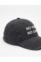 No Pain No Gain Embroidered Printed Washable Cotton Hat Cap / "No Pain No Gain" Meaningful Embroidered Hat - 3
