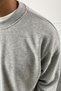 Boxy Fit Embroidered Washable Soft Textured Sweatshirt - 3