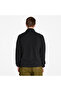 Men's Black Stand Collar Sweatshirt - 2