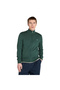 Williams River Cotton Yd Swe Men's Green Stand Collar Jacket