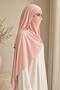 Neck-Covering Veil Featuring Combed Cotton Boned Shawl, Ps-58 - 3