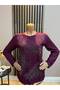 Women's Winter Blouse with Feather Motif for Middle-Aged and Older Women