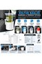 In-Car Cup Holder - Seat Back Headrest Clip-On Thermos Bottle Hanger Organizer - White