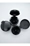 Glass Jar Ashtray with Lid – Anti-Odor Stylish Design 3 Pieces - 3