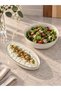 2 Piece Sufii Silver Porcelain Serving Set - 2