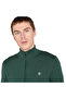 Williams River Cotton Yd Swe Men's Green Stand Collar Jacket - 4