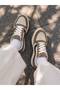 Bej Vi̇zon Unisex Daily Sneaker Sports Shoes Thick Sole Lace-Up Suede Detailed Comfortable Stylish Shoes 2608 - 3