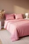 Veronika Red 100% Cotton Double Duvet Cover Set - 4 Pieces - 4