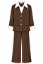 Shirt Detailed Jacket and Pants Set - 3