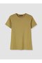 Two Mt Shop Quality Lcw Everyday Green Combed Cotton Plain Slim & Slim Short Sleeve Women's T-Shirt - 5