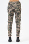 Women's Mink Italian Waist-Tie Washable Lycra Camouflage Trousers Size 38 - 46 - 5