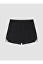 Lcw Dream Black Lace Women's Shorts Pajama Set with Rope Straps - 8