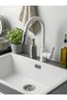 Glmbc Cl978-02 Lume 3-Way White Spiral Kitchen Faucet - 3