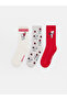 Snoopy Printed Women's Socks from Uzg Store for Style Enthusiasts, 3-Piece Set - 2