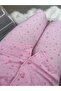 Women's Patterned 4-Piece Buttoned Long Sleeve Thermosoft Pajama Set with Bra - 6