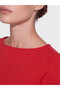 Two Mt Shop Quality Red Combed Cotton Plain Tight & Slim Long Sleeve Women's Bodysuit - 3