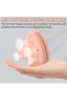 Silicone Triangular Puff Box, Pink Travel Drying Case, Makeup Sponge Holder - 4
