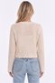 White Floral Embroidered Openwork Cardigan - 7