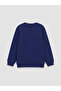 Two Mt Shop Quality Navy Blue 3 Thread Printed Standard & Regular Girls' Sweatshirt - 2