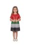 UAE National Colors Sequin Dress