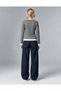 Women's Karmelanj Ecru Double Layered Blouse with Contrast Detail - 4