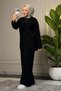 44397 - Stylish Comfortable Rayon Knitwear Thin Women's Knitwear Set with Trousers - 5