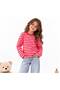 Mother-Daughter Combination Red-Pink Striped Crew Neck Sweatshirt (Price Is for One Piece, 2 Pieces Need to Be Added to the Cart to Create the Combination) - 4
