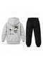 Snoopy Characters Printed Children's Hooded Tracksuit Set