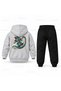 Six Seven 67 Dragon Printed Children's Hooded Tracksuit Set